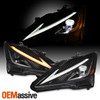 For 06-2013 Lexus IS250 IS350 Full LED Headlight Lights Lamps Left + RIght 06-13