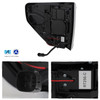 For 21-23 Ford  F150 LED DRL Halogen Black Tail Light w/o Blind Spot Sensor Hole
