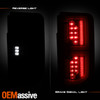 For 2021-2024 Ford Bronco [FULL LED] Tube DRL Singal Black Tail Brake Light Pair