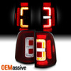 For 2019-2022 Dodge RAM 1500 LED DRL Brake Signal Tube Bar Dark Red Tail Lights