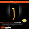For 2019-2024 GMC Sierra 1500 Denali Full LED Tail Lights Lamp OE Black Smoke
