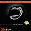 For 2008-2014 Mini Cooper Halogen Projector Black Headlights pair LED SwithcBack