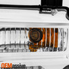 For 2007-2014 Lincoln Navigator SUV [HID Type] Projector Chrome Headlights Pair