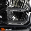 For 2020-2023 Chevy Silverado 2500HD 3500HD LT/WT LED DRL Black Headlight Driver