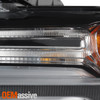 For 2020-2023 Chevy Silverado 2500HD 3500HD LT/WT LED DRL Black Headlights Pair