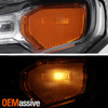 For 2020-2023 Chevy Silverado 2500HD 3500HD LT/WT LED DRL Black Headlights Pair