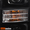 For 2021-2023 Ford F150 Halogen Type Projector Headlights LED Light Bar Pair/set