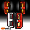 For 2021-2024 Ford Bronco [Full LED] Tail Lights w/ Welcome Lamp Black Assembly