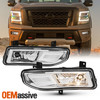 For 2020-2024 Nissan Titan [Halogen Type] Fog Lights w/ Switch Bumper Lamp Set
