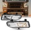 For 2020-2024 Nissan Titan [Halogen Type] Fog Lights w/ Switch Bumper Lamp Set