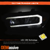 For 16-22 Toyota Tacoma Full LED Projector Black Headlights w/Sequential Signal