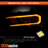 For 16-22 Toyota Tacoma Full LED Projector Black Headlights w/Sequential Signal