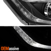 For 2018-2020 Honda Odyssey Minivan Projector Headlights [w/DRL] Black Passenger
