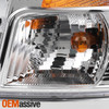 For 2008-2011 Dodge Dakota Pickup Halogen Type Headlights Assembly Chrome Left