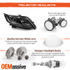 For 2018-2020 Honda Odyssey Minivan Projector Headlights [w/DRL] Black Pair/Set