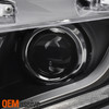 For 2018-2020 Honda Odyssey Minivan Projector Headlights [w/DRL] Black Pair/Set