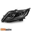 For 2018-2020 Honda Odyssey Minivan Halogen Projector Headlights Black Driver