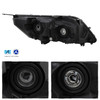 For 2018-2020 Honda Odyssey Minivan Halogen Projector Headlights Black Driver