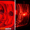 For 2016-2018 Honda Pilot SUV LED Bar DRL Chrome Red Tail Light Outer Passenger