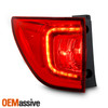 For 2016-2018 Honda Pilot SUV LED Bar DRL Chrome Red Clear Tail Light Outer Left