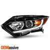 For 2019-2022 Honda HR-V Halogen w/ LED DRL Headlights Black Driver Left Side