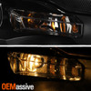 For 2017-2019 GMC Acadia Halogen Headlight w/LED DRL Passenger Black Replacement