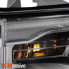 For 2017-2019 GMC Acadia Halogen Headlight w/ LED DRL Drive Chrome Assembly