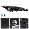 For 2021-2024 Nissan Rogue Upper Halogen Signal w/ LED DRL Turn SIgnal Pair/Set