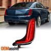 For 2018-2020 Cadillac XTS Full LED Turn Signal Chrome Red Tail Light Passenger