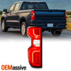 For 2019-2024 Chevy Sliverado 1500 2500HD 3500HD LED Tube Red Tail Light Driver