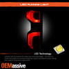 For 2019-2024 Chevy Sliverado 1500 2500HD 3500HD LED Tube Red Tail Light Driver