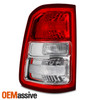 For 19-23 Ram 1500 Big Horn/Tradesman Halogen Chrome Bezel Red Tail Light Driver
