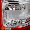 For 19-23 Ram 1500 Big Horn/Tradesman Halogen Chrome Bezel Red Tail Light Driver