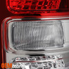 For 19-23 Ram 1500 Big Horn/Tradesman Halogen Chrome Bezel Red Tail Lights Pair