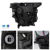 For 2021-2023 Ford F150 LED Sequential Signal Halogen Projector Chrome Headlight