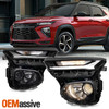 For 2021-2023 Chevy Trailblazer Halogen Headlights w/ LED DRL Signal Replacement
