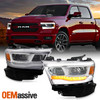 For 2019-2022 Dodge Ram 1500 OE Full Led Headlights Lights (Fit Halogen Model)
