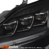 For 2006-2010 Lexus IS250 IS350 Halogen Type Projector Dual Beam Black Headlight