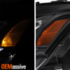 For 2006-2010 Lexus IS250 IS350 Halogen Type Projector Dual Beam Black Headlight