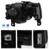 For 17-21 Jeep Grand Cherokee HID Black Bezel Headlight Driver w/LED DRL Signal