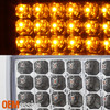 For 2003-2009 Hummer H2 [USA Model] LED Chrome Clear Signal Corner Lights Pair
