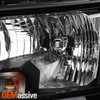 For 2022-2023 Nissan Frontier Halogen Type Headlights OE Style Black Replacement