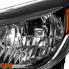 For 2017-2019 Nissan Versa Note Black Headlight Headlamp Driver+Passenger Pair