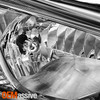 For 2016-2020 Toyota Yaris / 2016 Scion iA Black Headlight Passenger Right Side