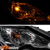 For 2017-2019 Nissan Versa Note Black Headlight Headlamp Passenger Right 17-19