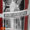 For 2007-2008 Dodge Ram 1500 07-09 2500 3500 LED Chrome Clear Tail Lights Pair