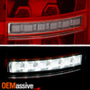 For 2007-2008 Dodge Ram 1500 07-09 Ram 2500 3500 LED Red Clear Tail Lights Pair