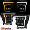 For 21-23 Ford F150 Halogen LED Switchback Sequential Quad Projector Headlights
