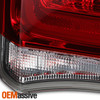 For 15-23 Chrysler 300 LED Tail Light Rear Lamp Chrome Bezel Red Lens Assembly