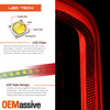 For 15-23 Chrysler 300 LED Tail Lights Rear Lamp Smoked Red Lens Pair Assembly